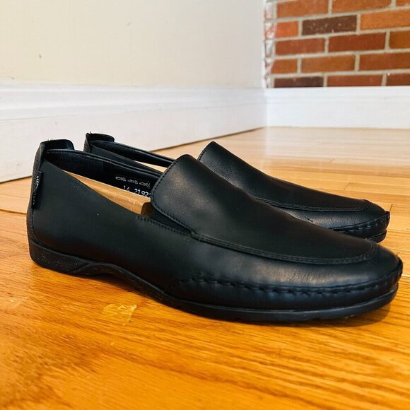 Mephisto Cap Vert Penny Loafer Boat Shoes / Black Leather / Sz 10 / **Mint!** - Picture 1 of 16